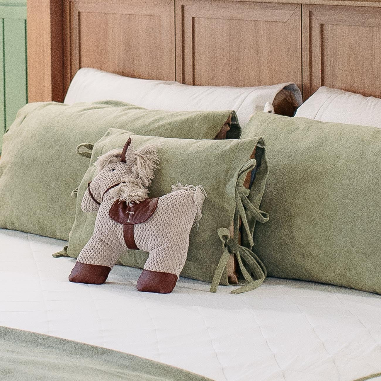 Almofada Cavalinho com Incial personalizada