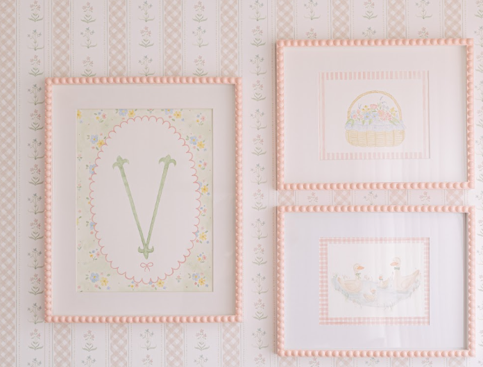 Quadro Avulso Bubble com Inicial Personalizada SDN