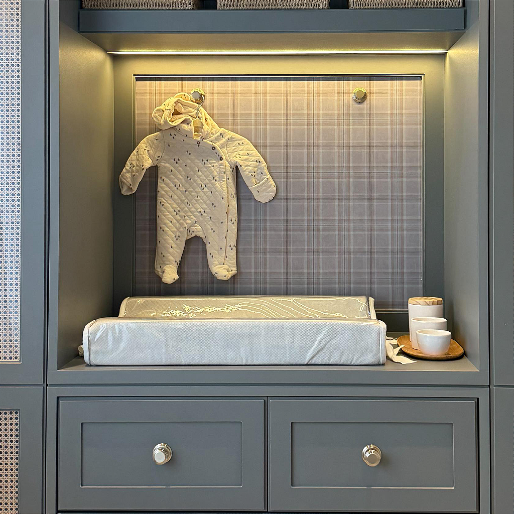 Trocador Americano com inicial Personalizada Benicio